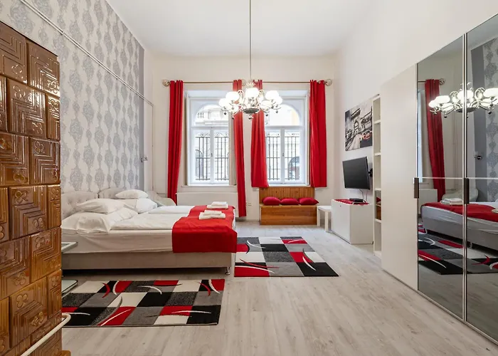 Red Romance Apartment Budapest